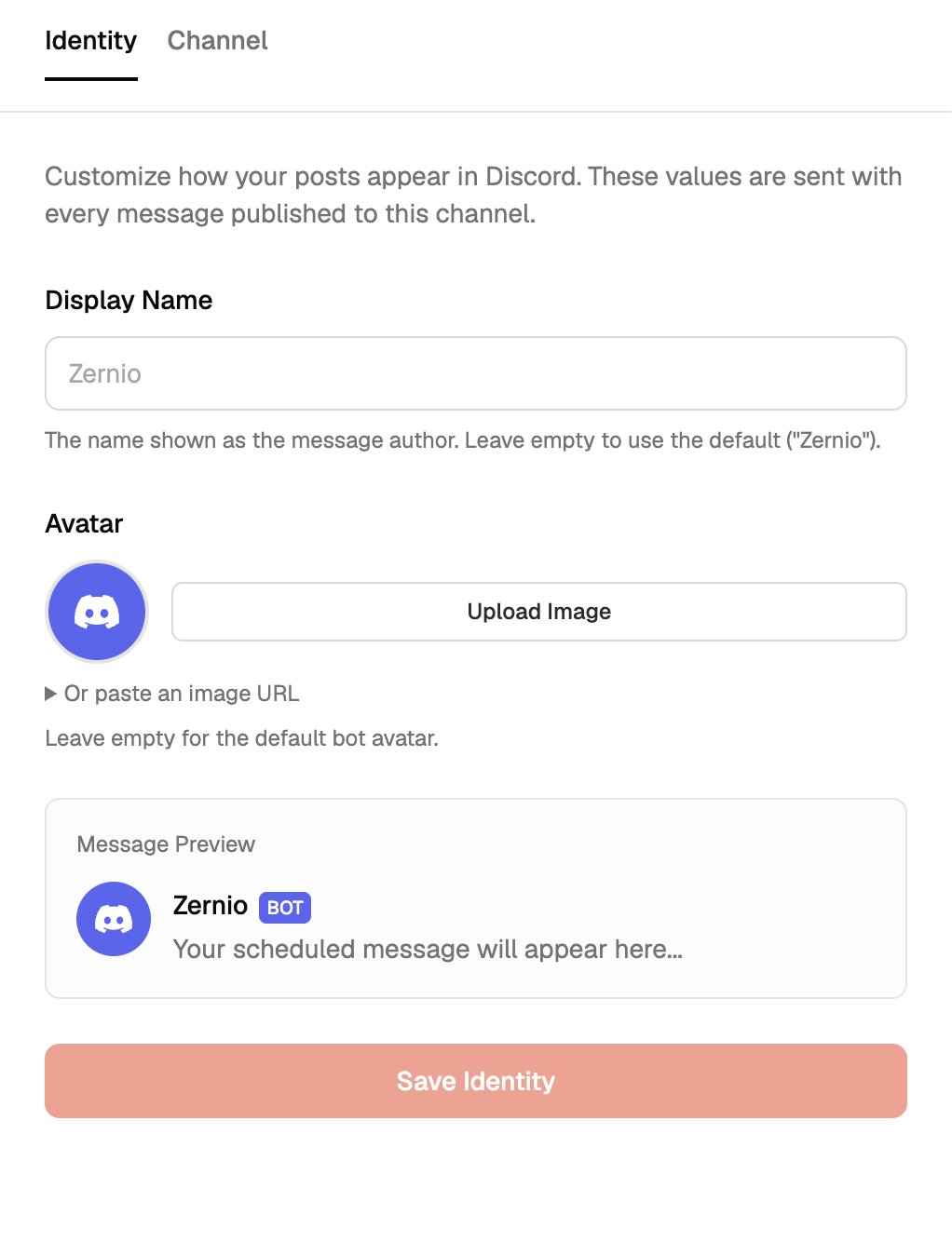 discord bot customization